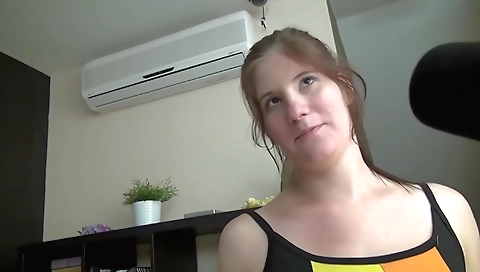 Spanish sexy fucking her pussy